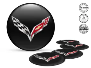 Chevrolet  Adesivi Silicone Logo Emblemi Ruota Alta Qualità